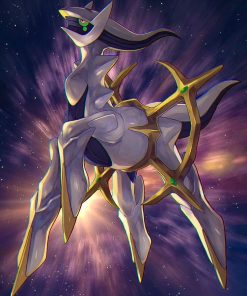 Arceus Pokemon paint by numbers