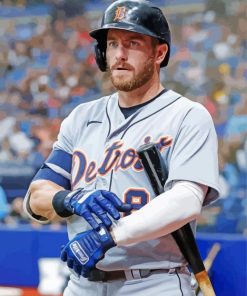 Detroit Tigers Player Diamond by numbers