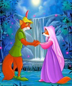 Disney Lady Marian And Robin Hood Diamond by numbers