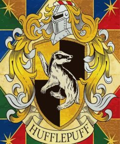 Harry Potter Hufflepuff Park White Rock paint by numbers