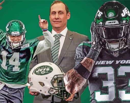 New York Jets Diamond by numbers