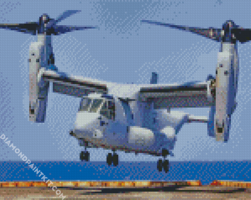 Osprey Helicopter diamond painting