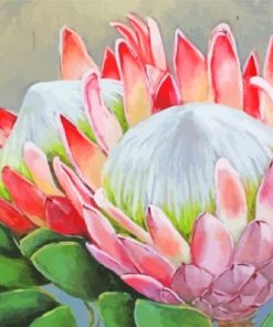 Protea Plants Art diamond painting
