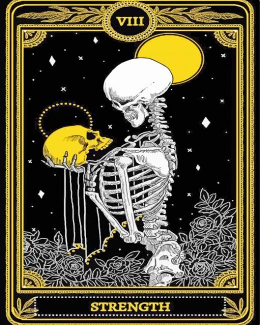 Tarot Skull paint by numbers