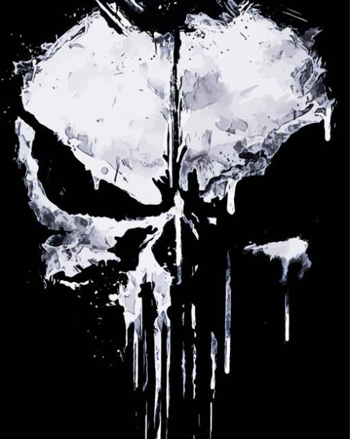 The Punisher diamond paint by numbers