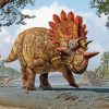 Aesthetic Triceratop Animal Diamond by numbers
