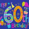 Aesthetic 60th Birthday Diamond by numbers