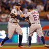 Aeesthetic Houston Astros Players Diamond by numbers