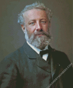 Jules Verne diamond painting
