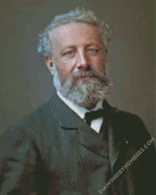 Jules Verne diamond painting