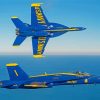 Navy Blue Angels Diamond by numbers