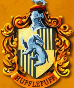 Aesthetic Harry Potter Hufflepuff Park White Rock paint by numbers