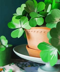 Shamrock Plant paint by numbers