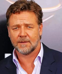 The Actor Russell Crowe paint by numbers