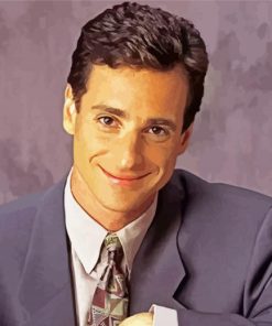 Young Bob Saget paint by numbers