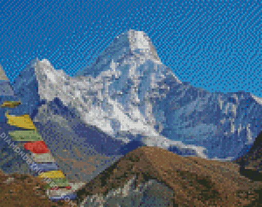 Amadablam Mountain diamond painting