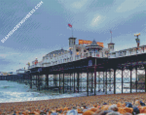 Brighton Beach England diamond paintings