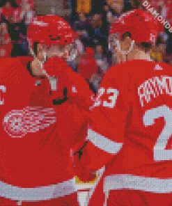 Detroit Red Wings players diamond painting