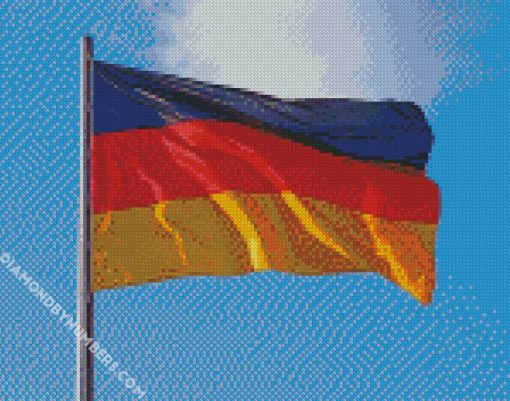 German Flag diamond painting