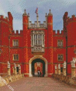 Aesthetic Hampton Court Palace England diamond painting
