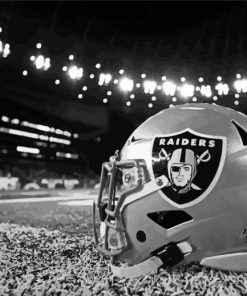 Las Vegas Raiders Helmet Diamond painting