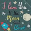 Aesthetic I Love You To The Moon And Back diamond paintings