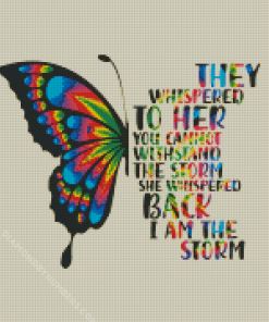 They Whispered To Her Butterfly diamond paintings