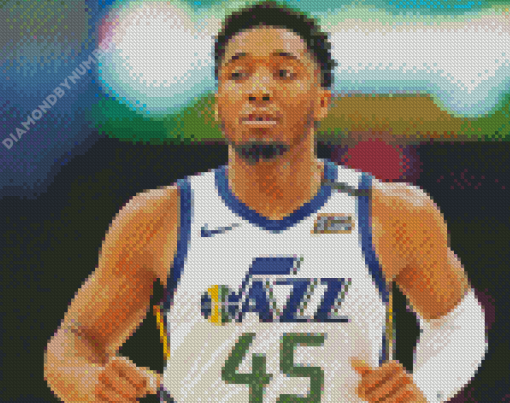 Utah Jazz Basketball Player diamond paintings