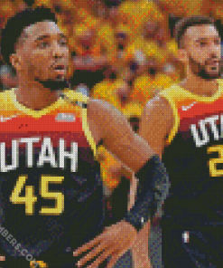 Utah Jazz Basketball Players diamond paintings