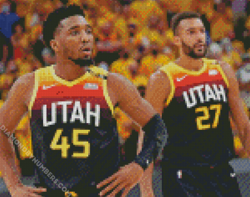 Utah Jazz Basketball Players diamond paintings