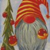 Aesthetic Christmas Gnome diamond paintings