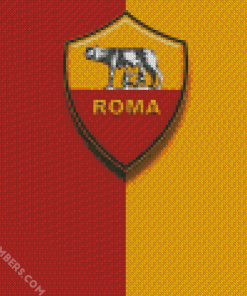 Roma Football Emblem diamond paintings