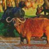 African Wild Cattle diamond paintings