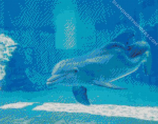 Winter The Dolphin diamond paintings