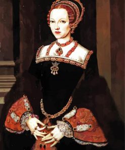 Aesthetic Catherine Parr paint by numbers