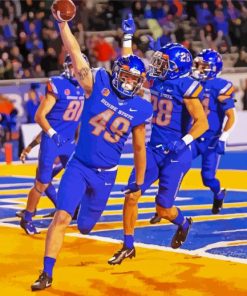 Boise State Players diamond painting