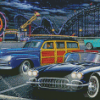 Diner And Cars diamond painting
