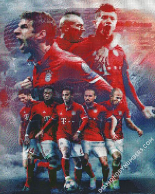 Football Club Fc Bayern Munchen diamond paintings