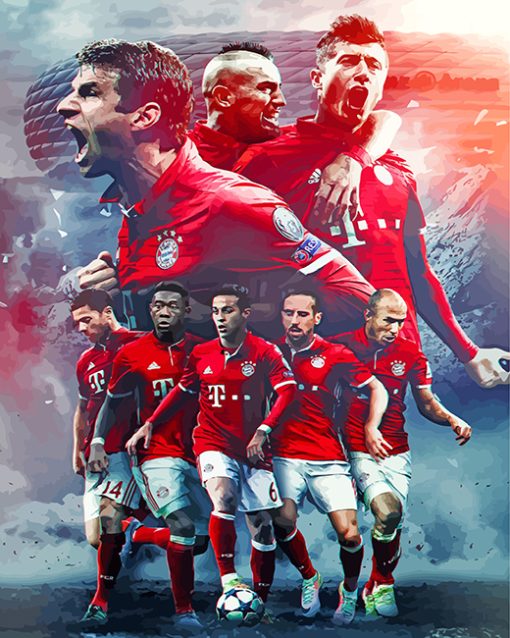 Football Club Fc Bayern Munchen diamond painting