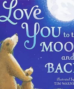 I Love You To The Moon And Back Bear diamond paintings