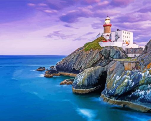 Ireland Baileys Lighthouse diamond painting