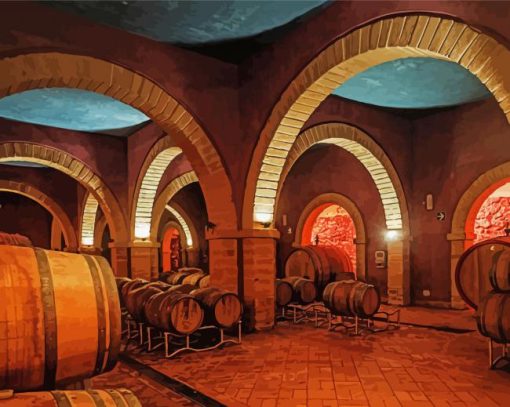 Wine Cellars Diamond painting