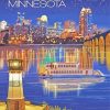 Minneapolis Spoonbridge Poster Diamond Painting