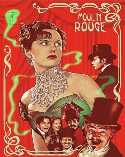 Moulin rouge movie poster diamond painting