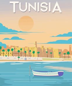 North Africa Tunisia Poster Diamond painting