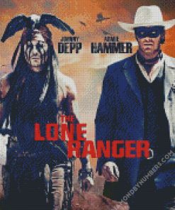 The Lone ranger movie poster diamond painting