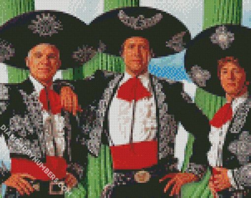 The Three Amigos Movie diamond painting