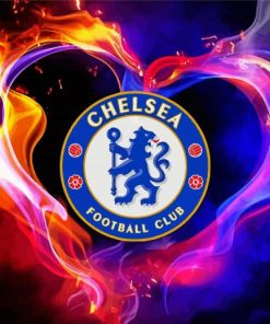 Aesthetic Chelsea Football Emblem diamond paintings