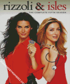 Rizzoli And Isles Tv Show Poster diamond painting