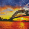 Sydney Harbor Bridge Sunset diamond paintings